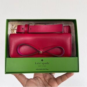 Kate Spade Red Bow Belt Bag